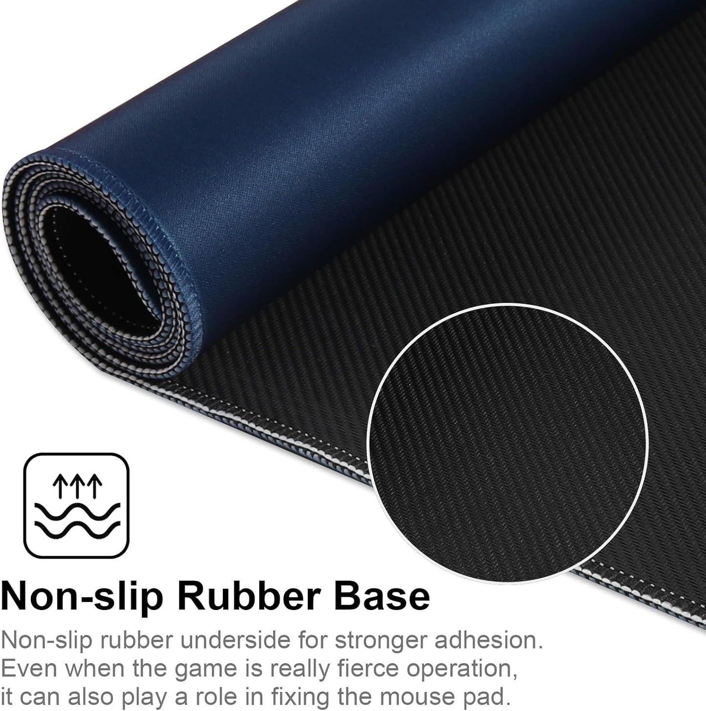 XXL Gaming Mouse Pad 35.4x15.7 Professional Large Mouse Pad & Computer Game Mouse Mat-90x40 Darkblueus