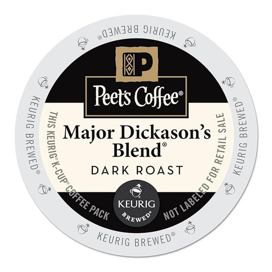Peet's Coffee & Tea Coffee Major Dickason's Blend K-Cup Portion Pack for Keurig K-Cup Brewers, 22 Count