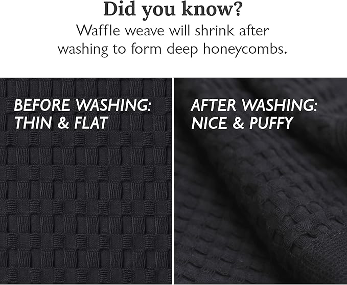 GILDEN TREE Bathroom Mat Absorbent Cotton Quick Dry for Shower, Bath & Bathtub Washable Thin, Modern Style (Faded Black)