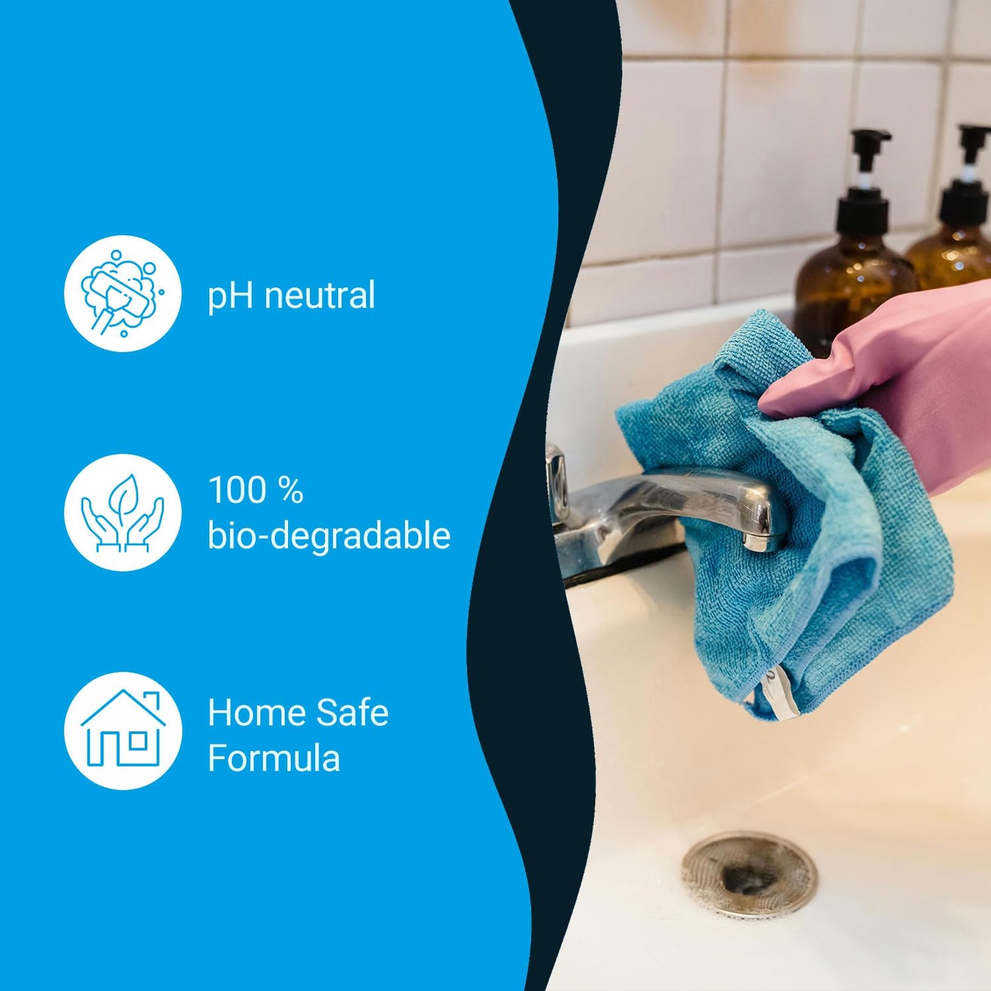 KINZUA ENVIRONMENTAL Eco-Zyme Multi-Purpose Enzyme Cleaner Concentrate, Professional Strength Concentrated All-Purpose Cleaner & Degreaser For Floor, Carpet, Kitchen, Concrete, Walls & More, 1 Gallon