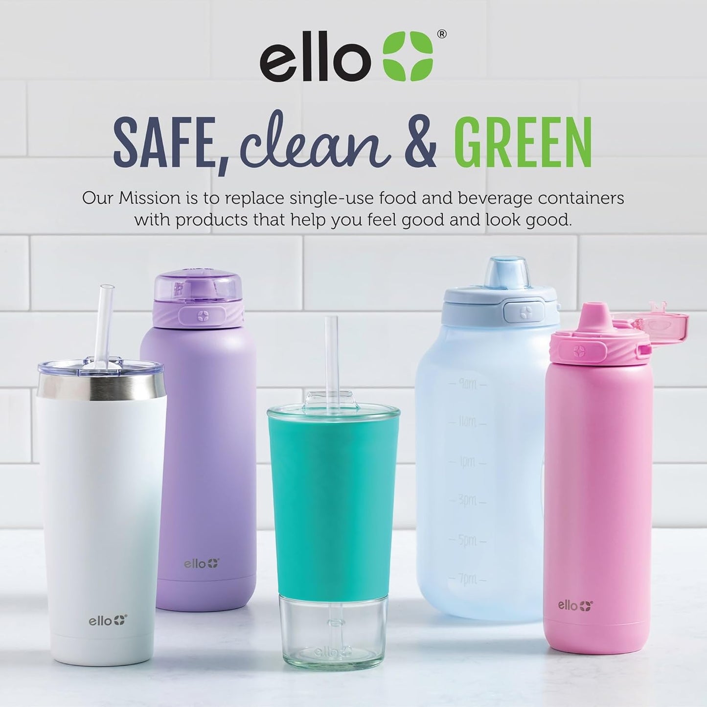 Ello Color Lock 3-Pack 4oz Reusable Glass Condiment Containers with Screw-on Leak-Proof Lid, Perfect for Salad Dressing Sauce Dips, Lunchbox Picnic, BPA-Free, Desert Festival