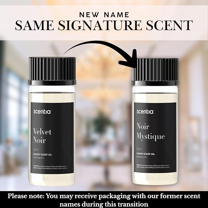 Hotel Diffuser Oil Inspired by 5-Star Hotel Scent-50 mL 1.69 fl oz-Essential Oil Blend Rose, Lemon and Musk Notes for Aromatherapy Ultrasonic & Cold Diffusers-Noir Mystique, Thanksgiving Gift