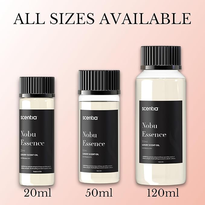 Scentia Hotel Diffuser Oil – Inspired by Nobu Hotels, Aromatherapy Fragrance Oil for Home, Office, Living Room - Thanksgiving & Holiday Gift (20 ml / 0.67 Fl Oz)