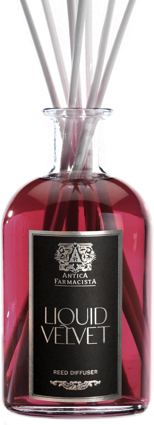 Antica Farmacista Home Ambiance Diffuser - Long-Lasting Reed Scent Diffuser - Luxury Room Freshener Gift - Liquid Velvet, 8.45 fl oz