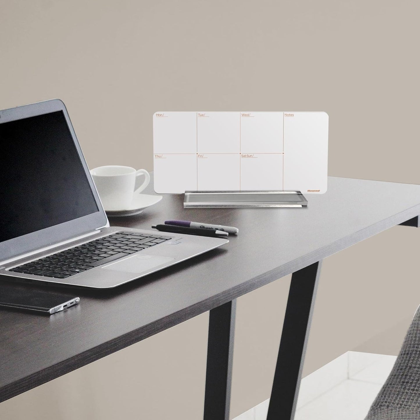 Desktop Whiteboard 12" x 6" Desktop Weekly Planner Whiteboard-Dry Erase Board-Portable Dry Erase Calendar to Do List White Board