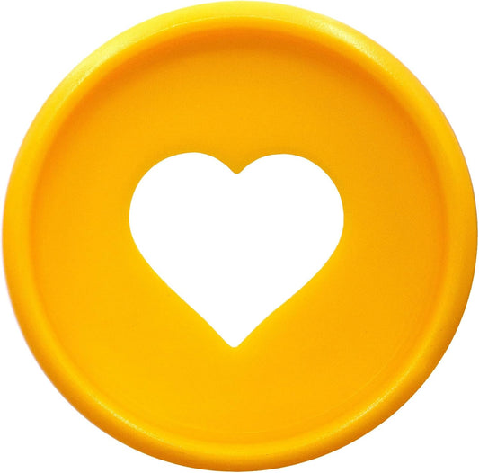 100pcs Planner Expander Discs 1.26Inch Book Binding Disc For Discbound Notebook Accessories Heart Binder Rings(Orange,1.26 inch/32 mm)