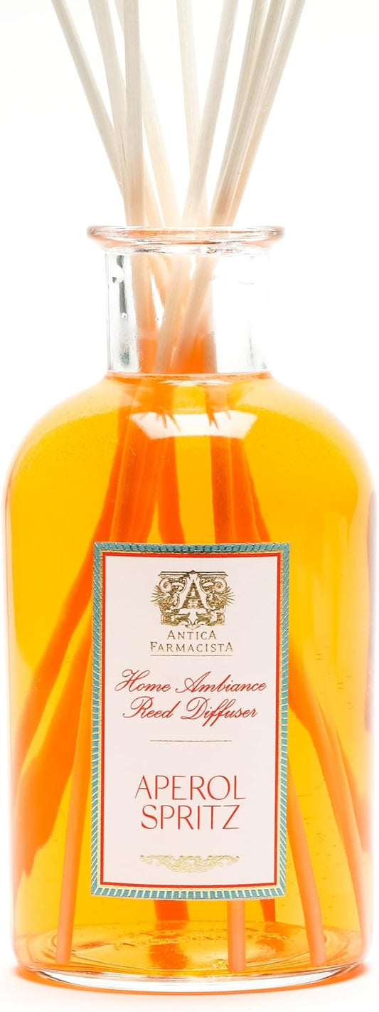 Antica Farmacista Home Ambiance Diffuser - Long-Lasting Reed Scent Diffuser - Luxury Room Freshener Gift - Aperol Spritz, 16.9 fl oz