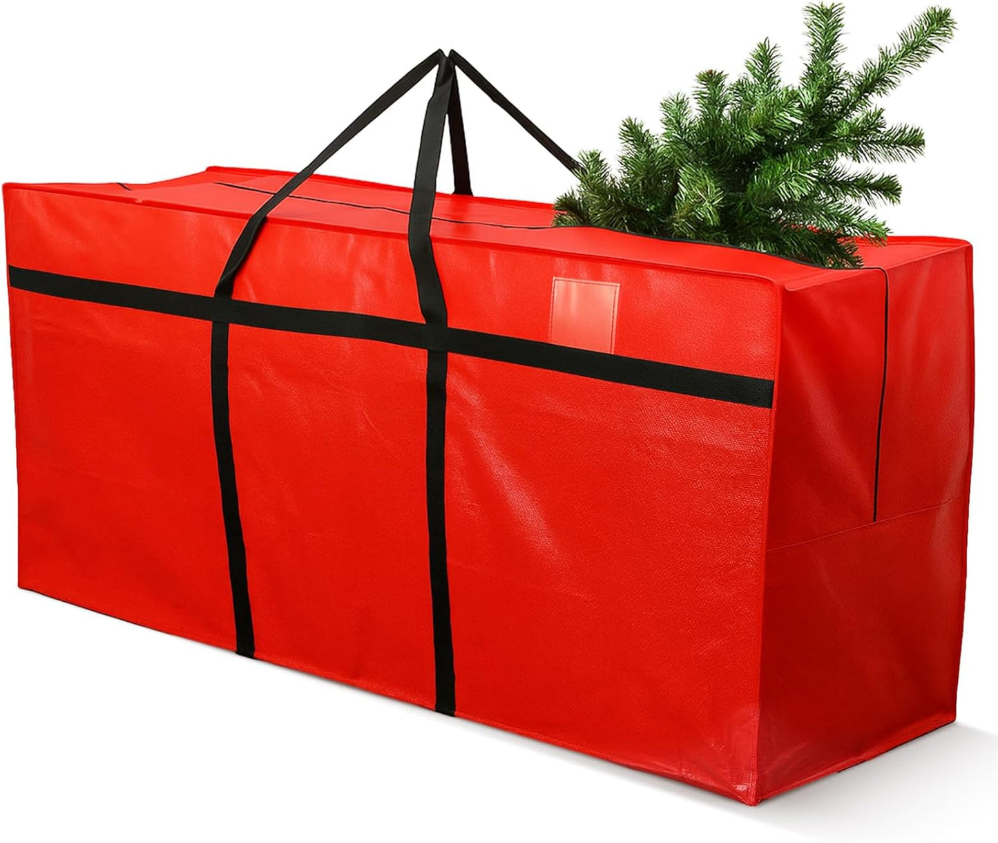 4 Pcs 176 Gallon Large Moving Bags with Zipper and Handles Foldable Storage Duffle Bags Heavy Duty Extra Large Totes for College Dorm Travel Clothes Blankets Bedding Moving (Red)