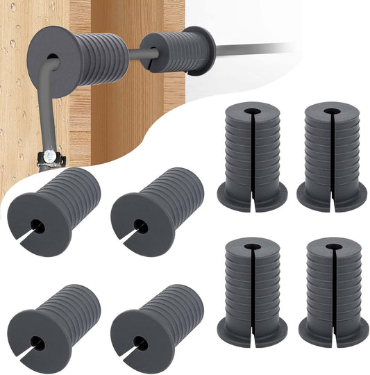 10 PCS Starlink Cable Routing Kit for 1 Inch Wall Hole Perforated Silicone Grommet Cable Punch Grommet Starlink Wall Grommet Wall Grommet for Starlink Ethernet Cable (Grommet Grey-10)