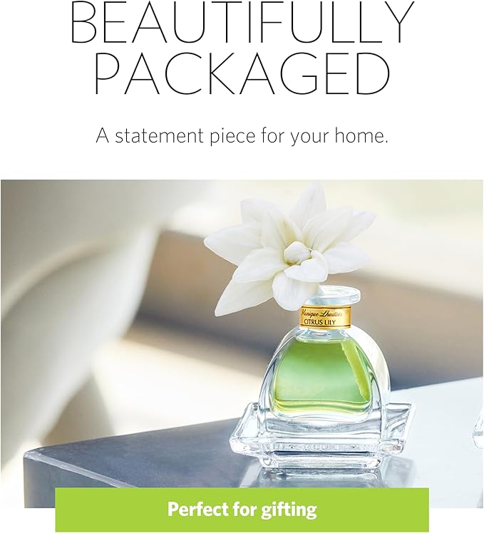 AGRARIA AirEssence & PetiteEssence Flower and Reed Diffuser Set, Luxury Home Fragrance Set, Scented Oil Reed Diffuser Gift for All Occasions