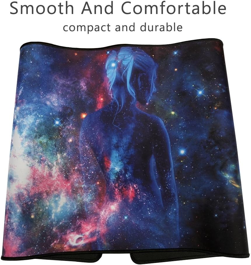 XXL Professional Large Mouse Pad & Computer Game Mouse Mat (35.4x15.7x0.1IN, Sky Girl)