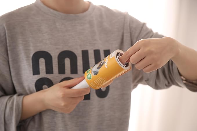 Lint Roller Refills Only, 600 Sheets Lint Rollers with Tough Paper, Ideal for Dog and Cat Hair Removal, Lint Rollers Mega Value Set for Clothes, Carpet & Dust Cleaning