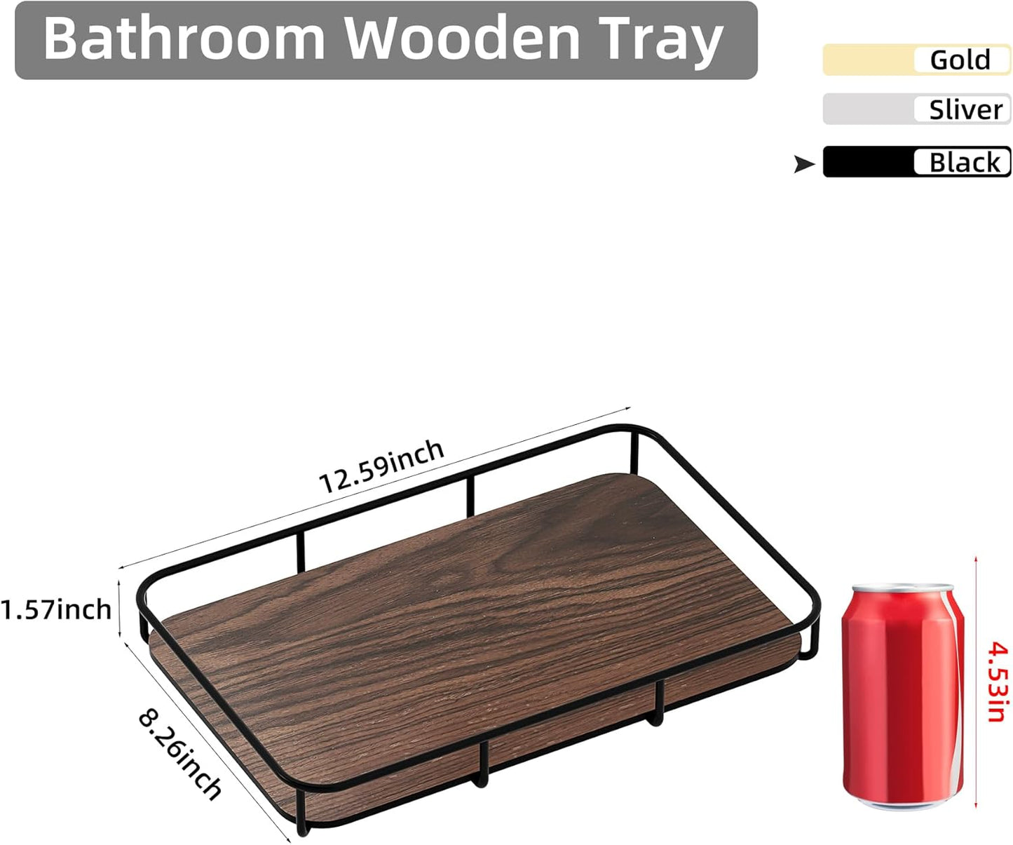 Vanity Tray Makeup Organizer Cosmetics Storage Bathroom Skincare Organizer Countertop Display Rack in Dresser Stainless Steel Shelf Marble Print Ceramic Trays