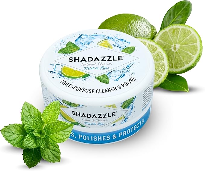 Shadazzle Natural All Purpose Cleaner and Polish – Eco friendly Multi-purpose Cleaning Product - Mint & Lime Scent