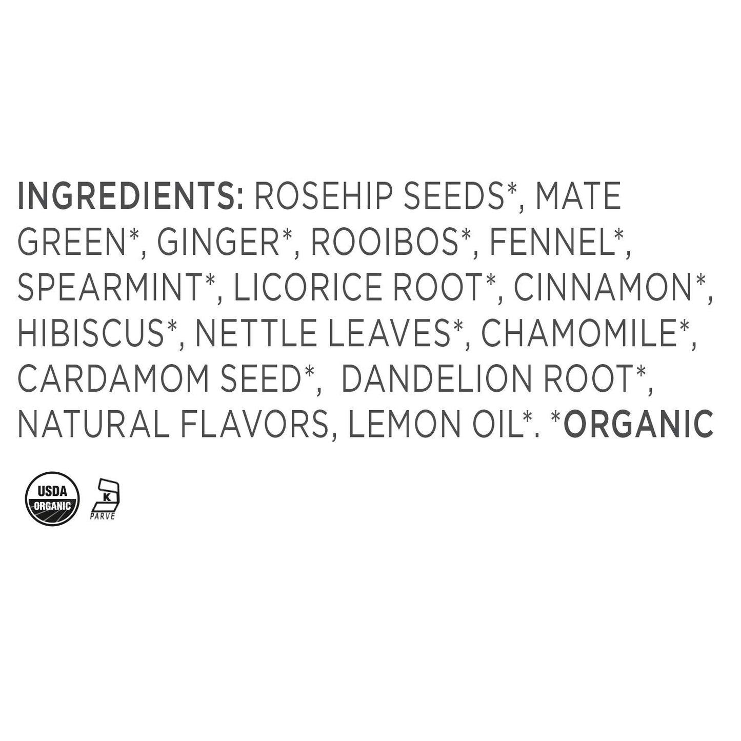 Tea Forte Purify Premium Organic Loose Leaf Caffeinated Herbal Tea Blend Canister, Makes 35-50 Cups