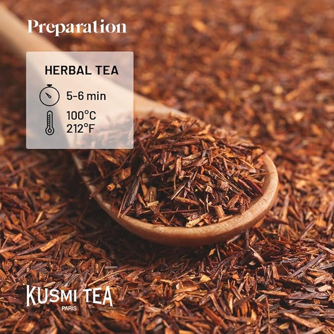Kusmi Tea - Organic Herbal Tea Gift Set - Sampler Assortment Variety Box - Gift Idea for Men and Women - Caffeine-Free Teas - Hibiscus Tea, Chamomile Tea, Rooibos - 9 Recipes - 45 Tea Bags