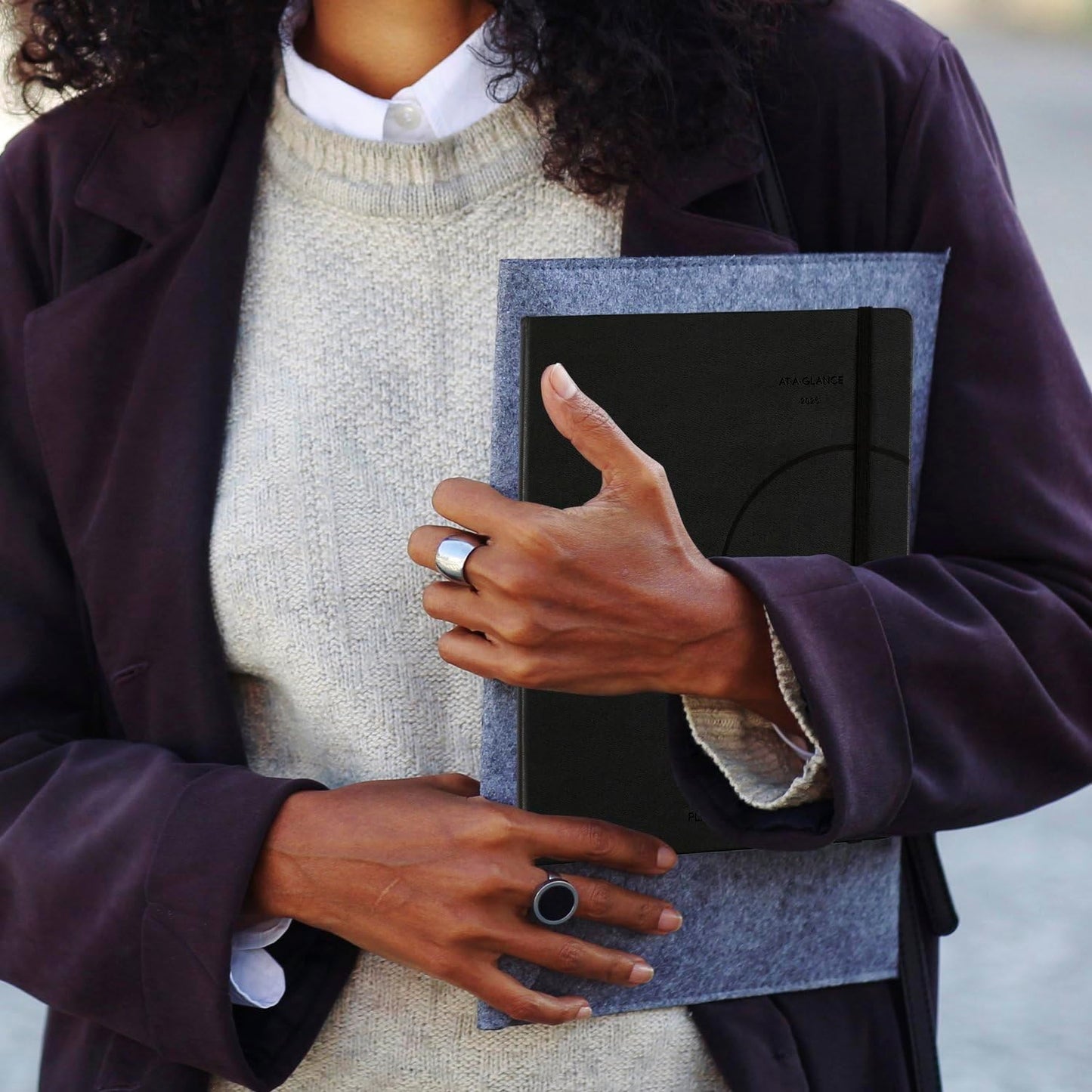 AT-A-GLANCE 2025 Appointment Book Planner, Weekly & Monthly, 7-1/2" x 10", Large, Plan.Write.Remember., Black (7069500525)