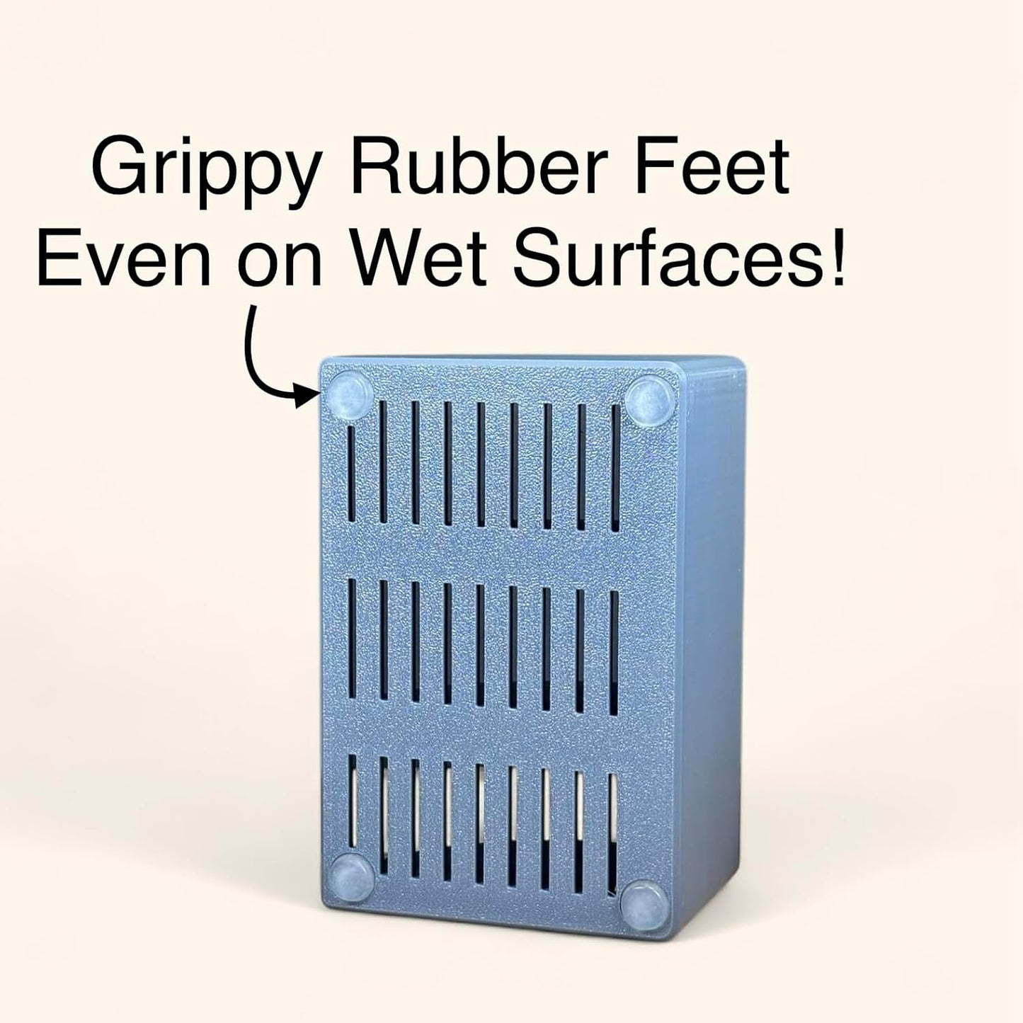 Solid Shampoo Holder – Multi-Bar Soap Dish with Drainage – Soap Bar, Shampoo Bar and Conditioner Bar Bathroom Organizer – Keeps Bars Dry & Lasts Longer(Gray)