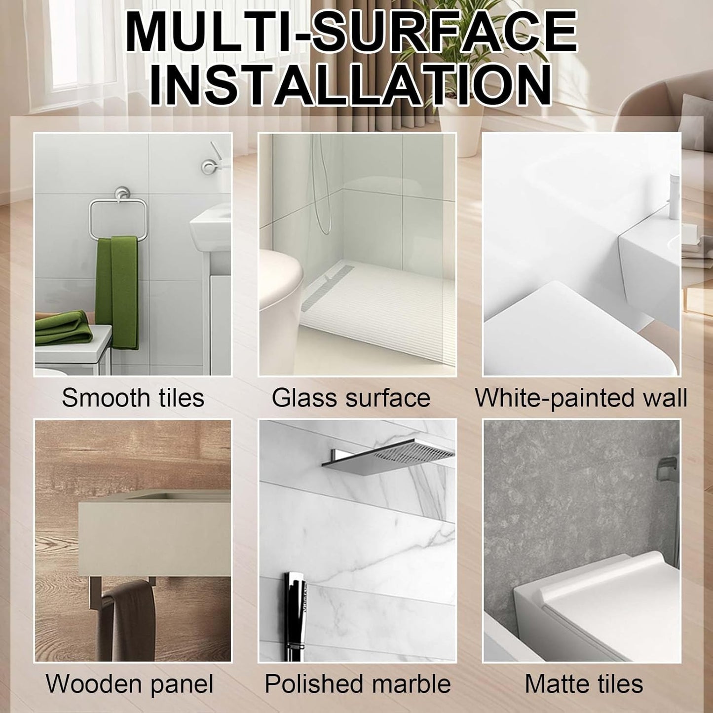 Gerrii 4 Pcs Closet Tension Shelf Rod Expandable Shelf Locker Organizer Adjustable Metal Storage Rack Scalable Layered Divider Separator for Cabinet Wardrobe Kitchen Bathroom (14.96''-23.62'')