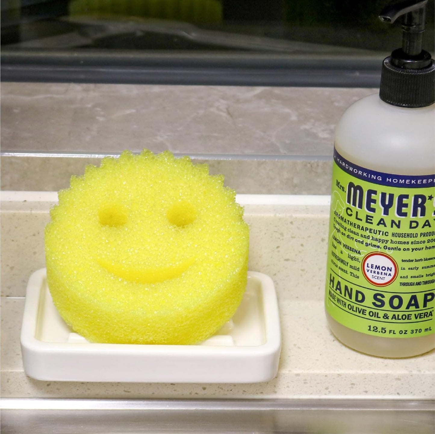 Matte Ceramic Soap Dish with Raised Ridges, Rectangle Bar Soap Holder for Bathroom Counter, Shower and Kitchen Sink, White