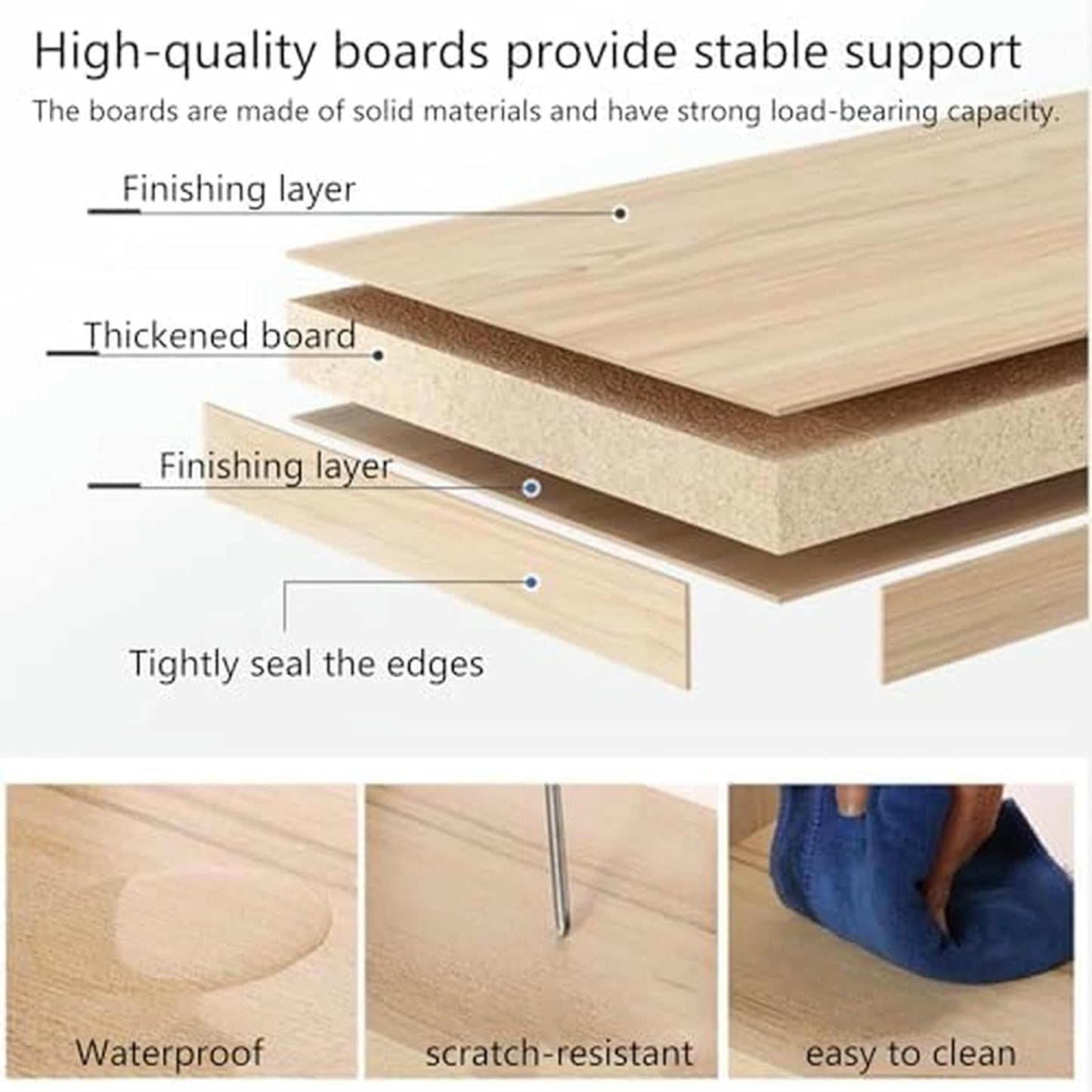 Desktop Bookshelf Organizer, Multipurpose Desk Hutch Dorm, Home Office Rack Wood Metal Bookcase, Open Desktop Storage Shelf for Dorm, Office, Home