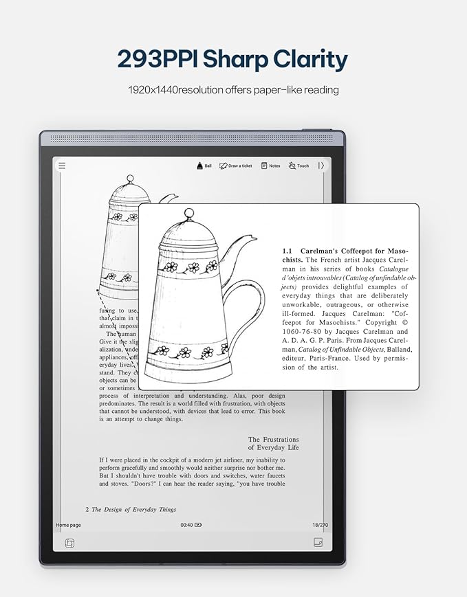 AINOTE Air 2 Bundle, 8.2" AI E Ink Tablet, Smart Paper Note-Taking Tablet with Stylus & Adjustable Light, ChatGPT-Powered Multi-Language Transcription, Meeting Minutes Schedule Management