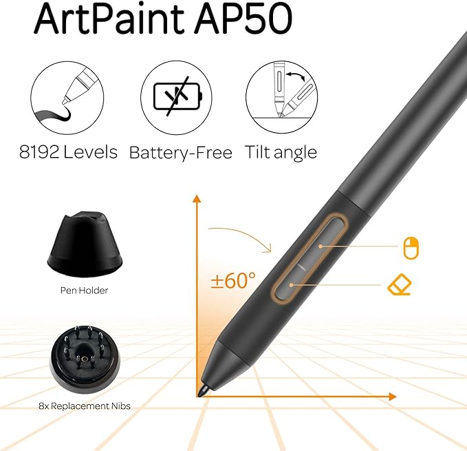 GAOMON PD156Pro - 15.6" Drawing Tablet with Screen Full-Laminated 120% sRGB Pen Display with Dial Key & 10 Hotkeys, Battery-Free Stylus Art Tablet for Digital Drawing, Anime, Sketch, Graphic Design