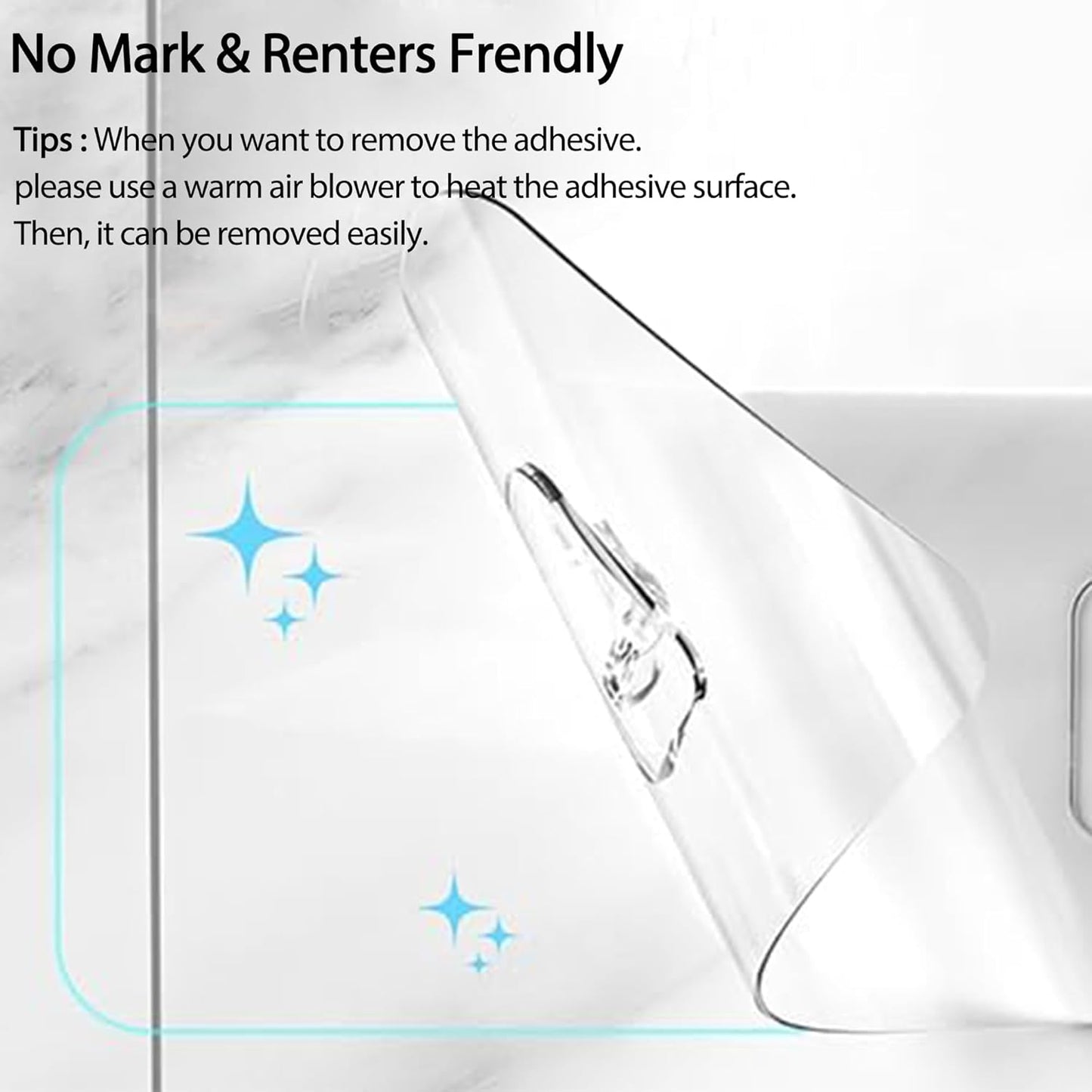 Shower Caddy Organizer with Hooks,Self Adhesive Bathroom Shelves,No Drilling Bathroom Organizers and Storage,Perfect for RV, Apartment, Home Decor,2 Pack Silvery