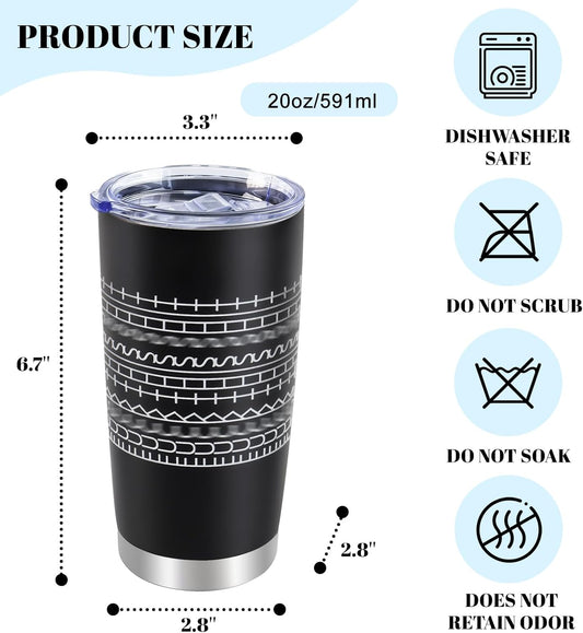 Hidden Message Coffee Mug 20oz, Gift for Work Bestie, Funny Coffee Mug, Modern Coffee Lover Gift for Friends, Family, Coworkers (Black)