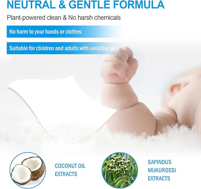 Laundry Detergent Sheets, 200 Count, Fragrance Free, Unscented, Eco-Friendly, Hypoallergenic, Biodegradable, Plastic Free, Liquidless, Suitable for Sensitive Skin