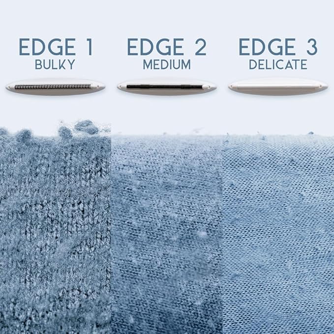 GLEENER Battery-Free Fabric Shaver & Lint Brush | Ultimate Fuzz Remover Sweater Comb | Lint Remover and Depiller for Clothing & Furniture (Taupe)