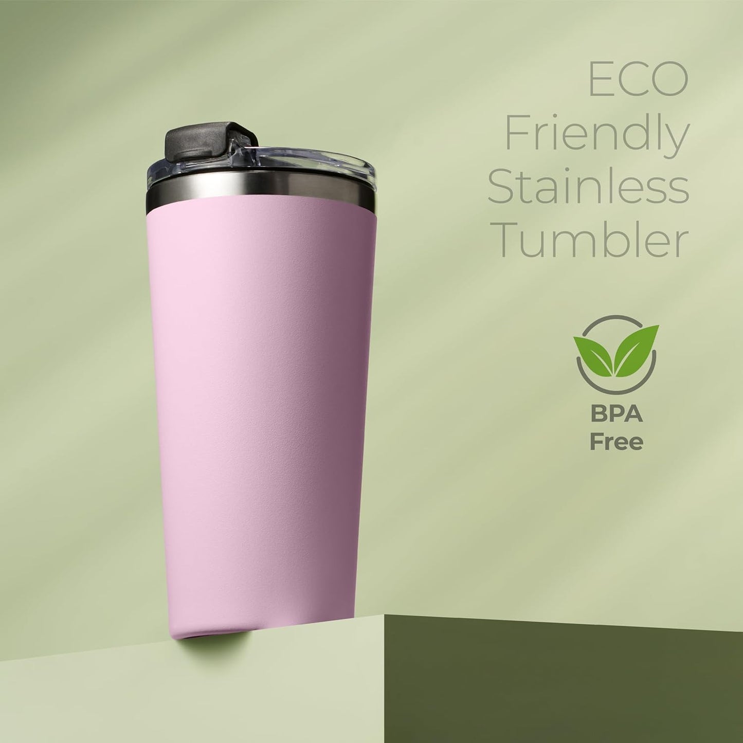 SIPX™ Triple-Insulated Tumblers - 16oz. Premium Modern Tumbler With Lid, insulated Cup Keeps Hot For 6 Hours, Stainless Steel Tumbler Made Of Sustainable Material, Coffee Travel Mug For Home & Office
