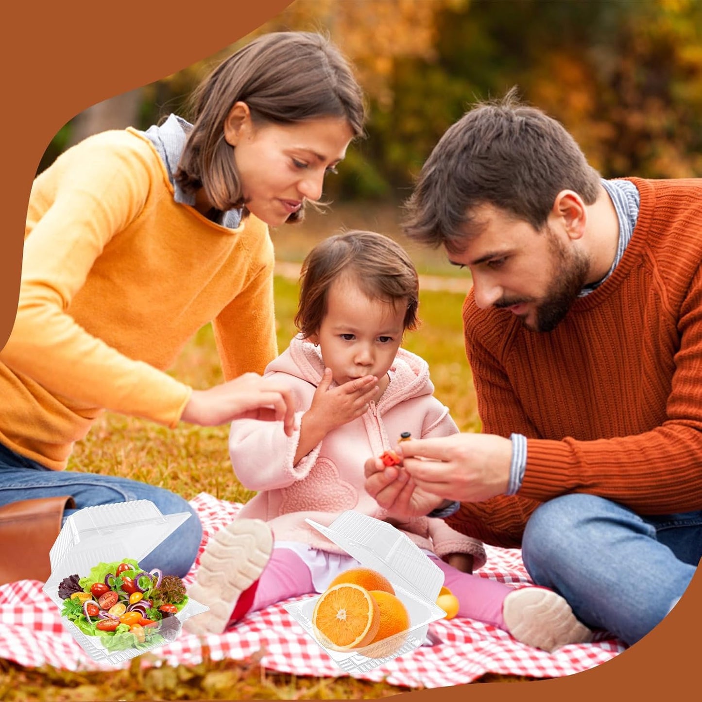 300 Pcs Clear Plastic Take out Containers,Square Hinged Takeout Tray,Disposable Fancy Clamshell Food Boxes with Lids for Cakes,Dessert,Salads,Sandwiches,Cookies,Pasta,5.3x4.7x2.8 Inch