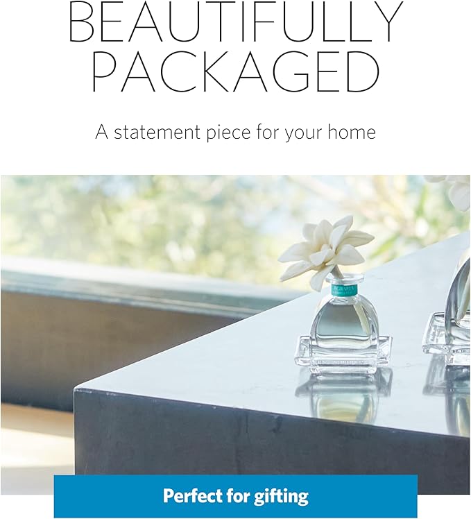 AGRARIA AirEssence & PetiteEssence Flower and Reed Diffuser Set, Luxury Home Fragrance Set, Scented Oil Reed Diffuser Gift for All Occasions