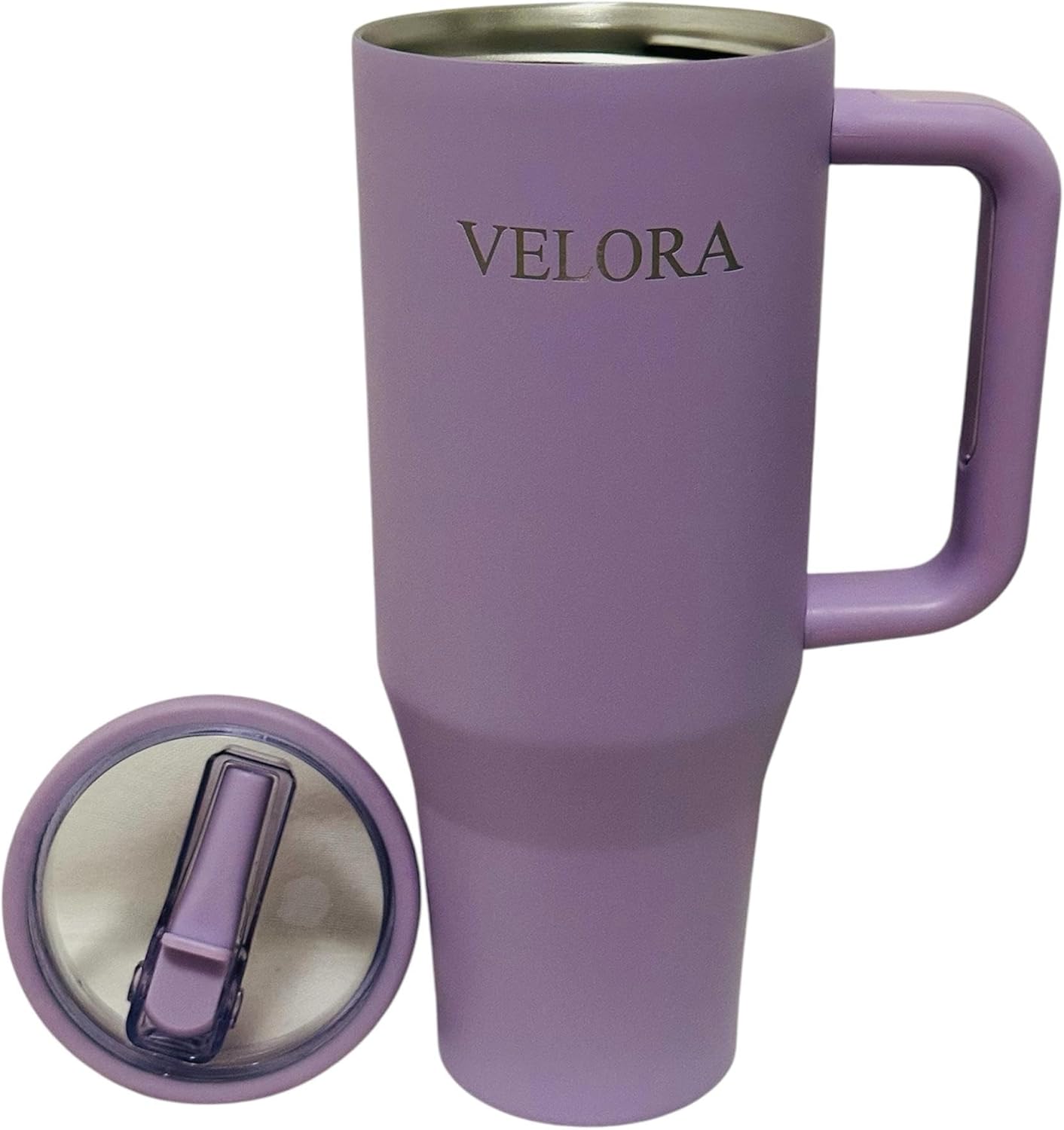 VELORA ChillGuard 40 oz Stainless Steel Insulated Tumbler for Hot & Cold Drinks (Water, Coffee, Smoothies, juices etc) (Purple)
