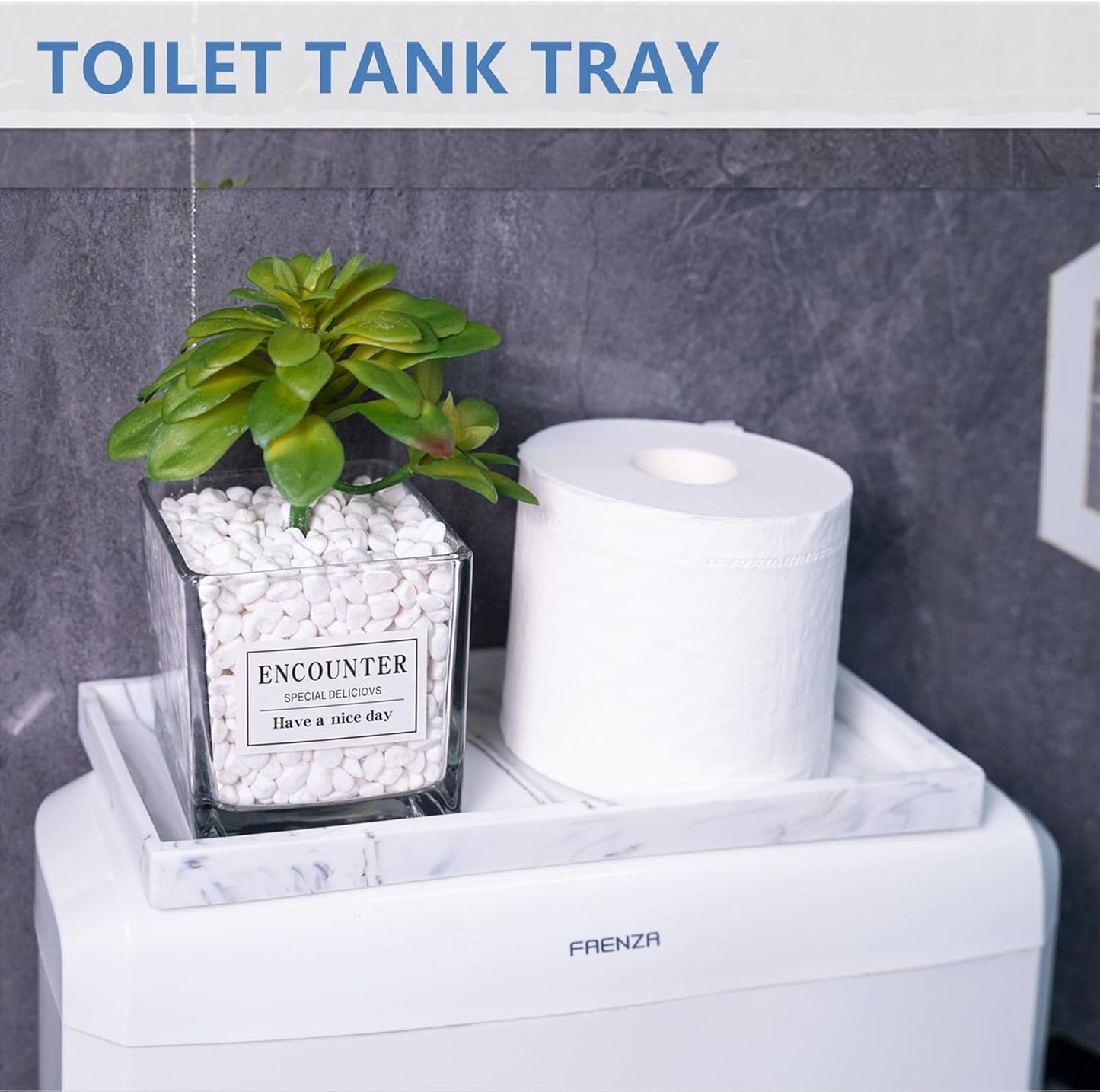 Bloss Counter Tray Set for Bathroom/Kitchen - 11.8" Silicone Tray for Kitchen Countertop, Soap and Sponge Holder, Bathroom Vanity Traty for Perfume, Jewelry, Candle, Key Tray