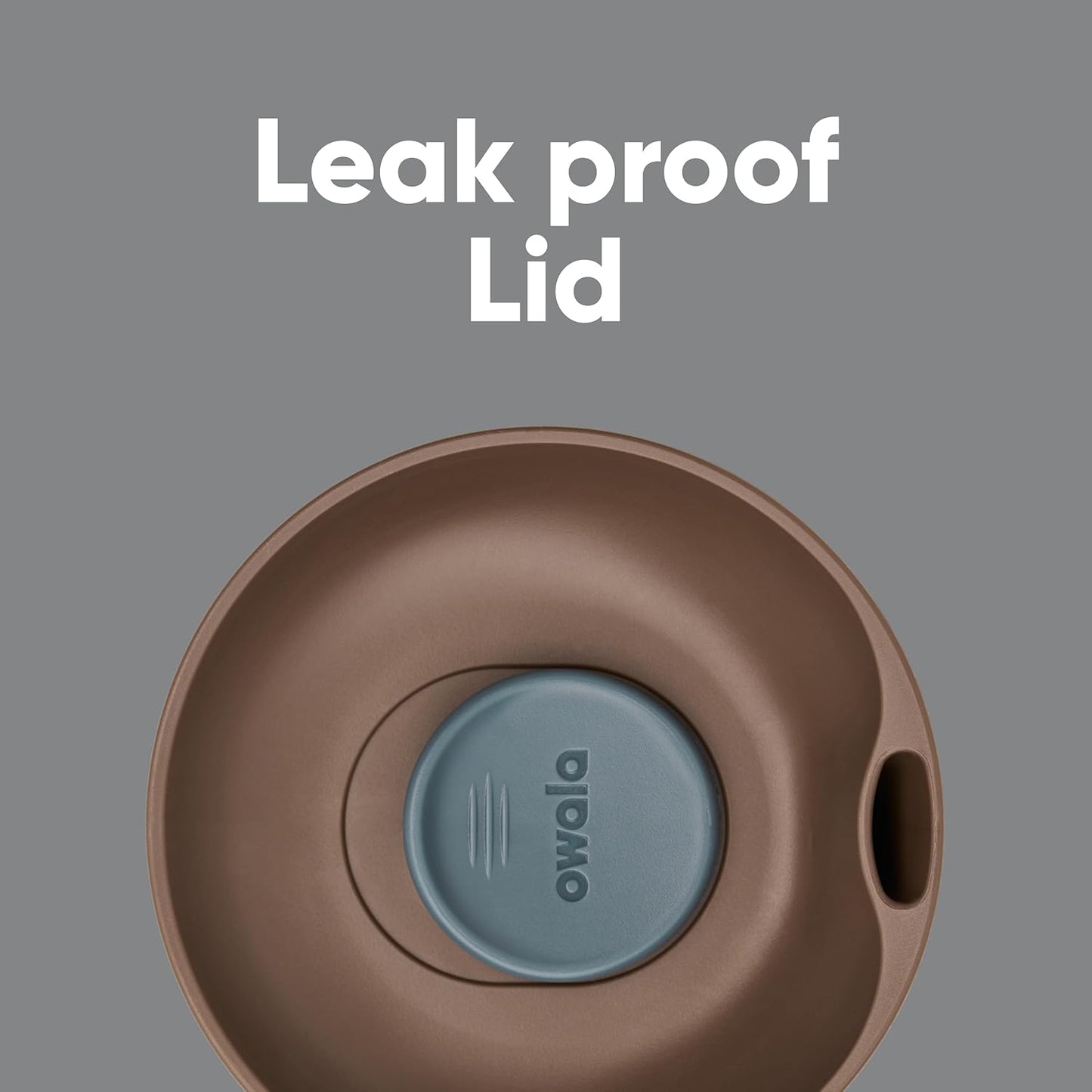 Owala SmoothSip Slider Insulated Stainless Steel Coffee Tumbler, Reusable Iced Coffee Cup, Hot Coffee Travel Mug, BPA Free 20 oz, Cozy Cocoa