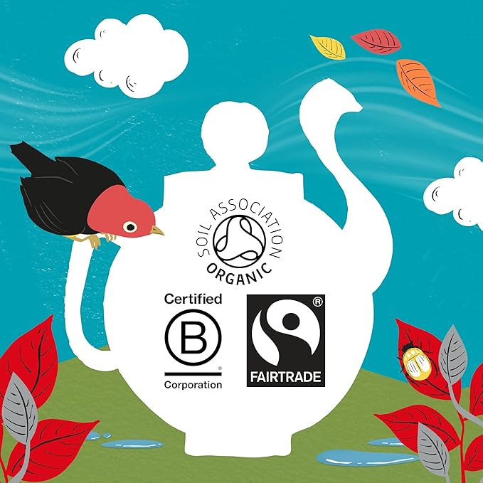 Clipper Tea, English Breakfast Assam Blend, Fairtrade, Organic, Plant-Based, Caffeinated British Tea, 1 Pack, 80 Unbleached Tea Bags