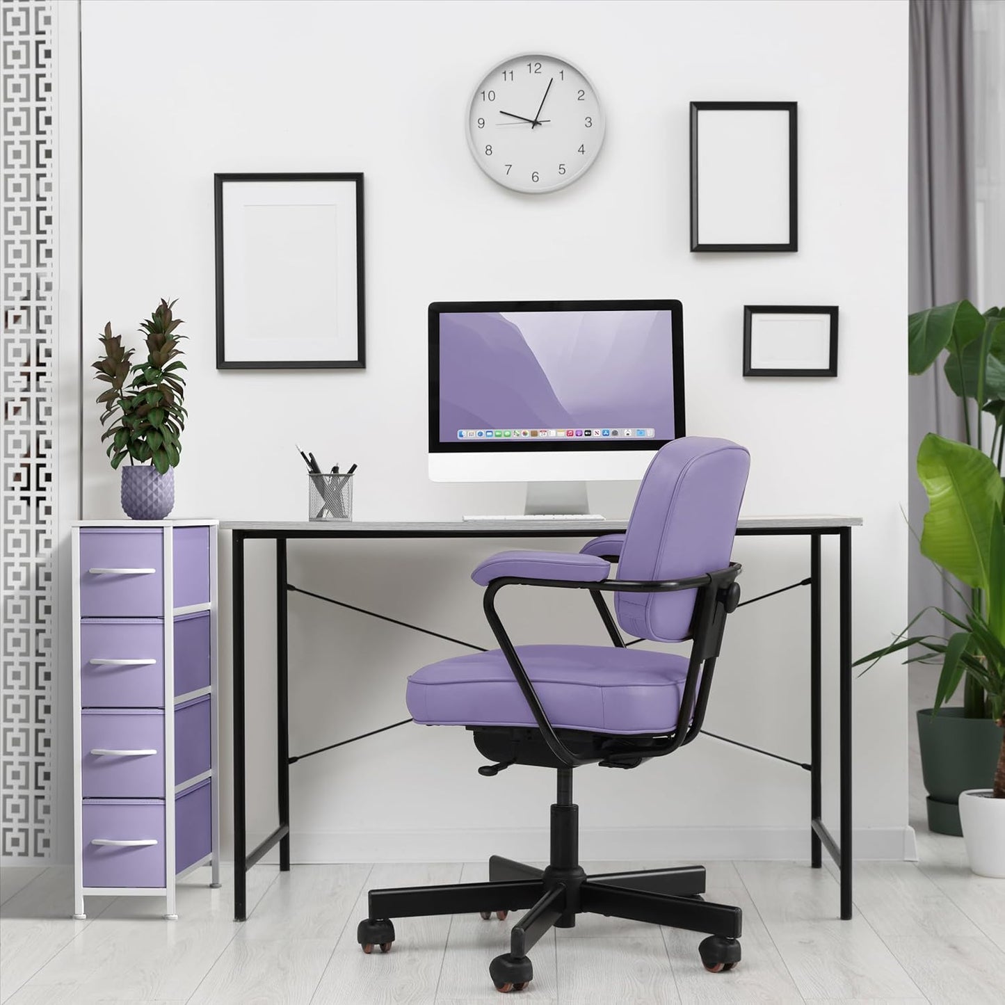 Sorbus Kids Narrow Dresser with 4 Drawers - Vertical Slim Storage Chest of Drawers with Steel Frame, Wood Top & Easy Pull Fabric Bins for Small Spaces, Closets, Bedroom, Bathroom & Laundry