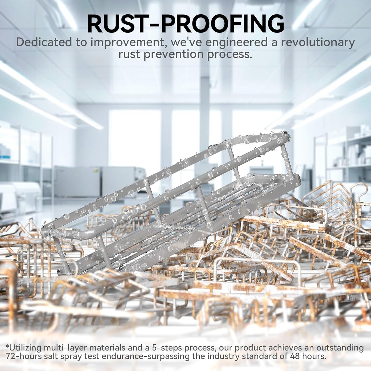 YASONIC Shower Caddy, 6 Pack Large Capacity shower Organizer with Soap Holder and 12 Hooks, Rustproof Shower Shelves for Inside Shower, No Drilling&Sleek Bathroom Organizers and Storage Grey