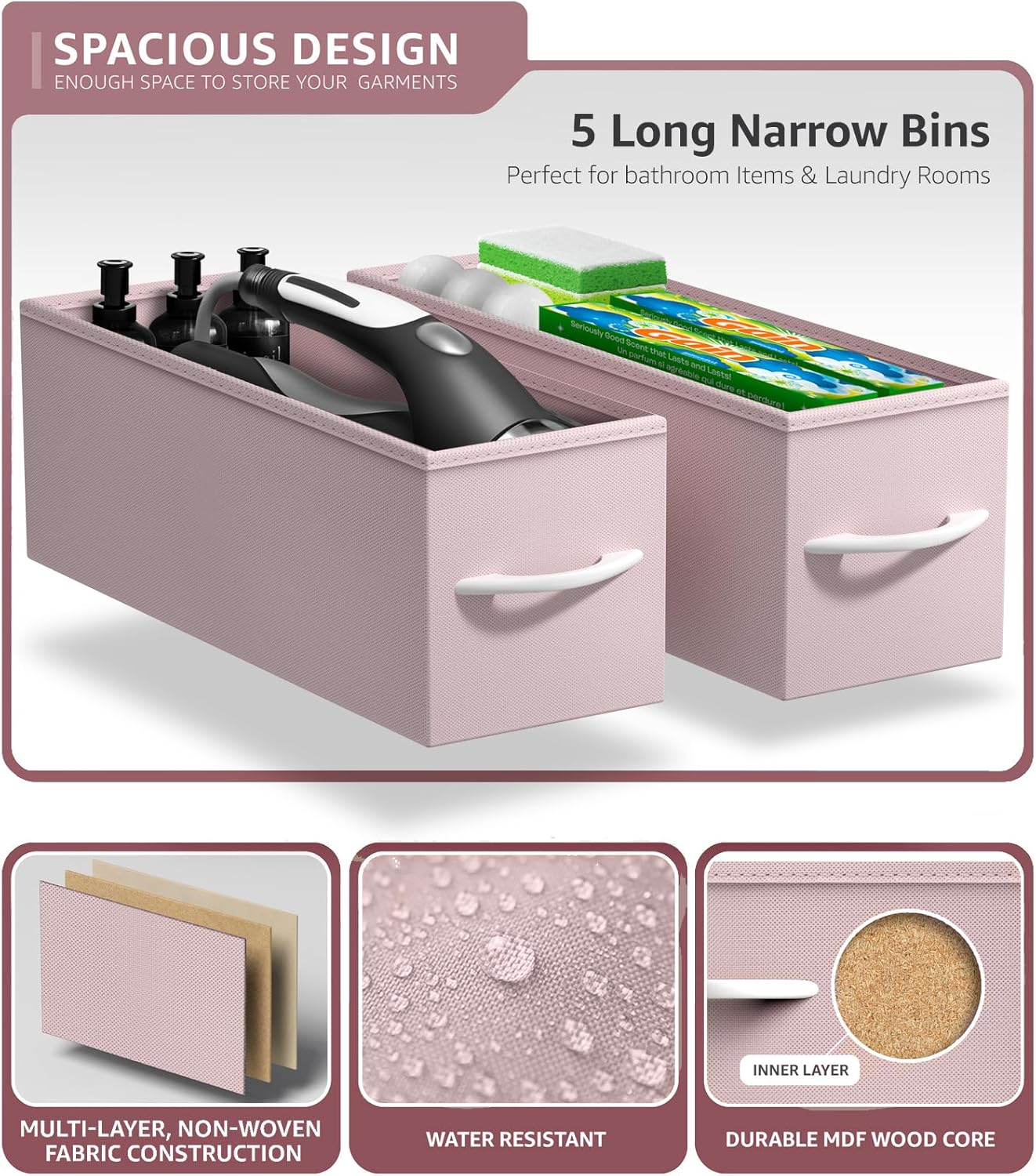 Sorbus Kids Dresser with 5 Drawers - Storage Unit Organizer Chest for Clothes - Bedroom, Kids Room, Nursery, & Closet