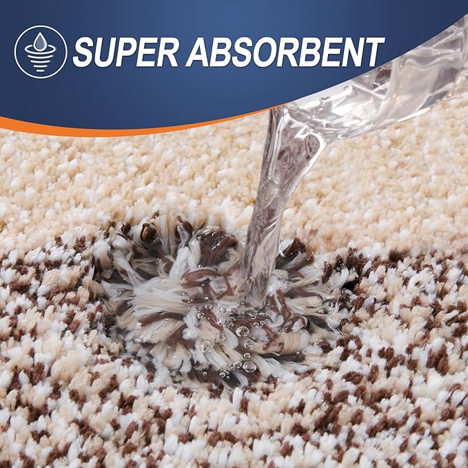 OLANLY Bathroom Runner Rugs 59x20, Extra Soft Absorbent Microfiber Bath Rugs, Rubber Backing, Quick Dry, Machine Washable Bath Mats for Bathroom Floor, Tub and Shower, Home Decor Accessories, Brown