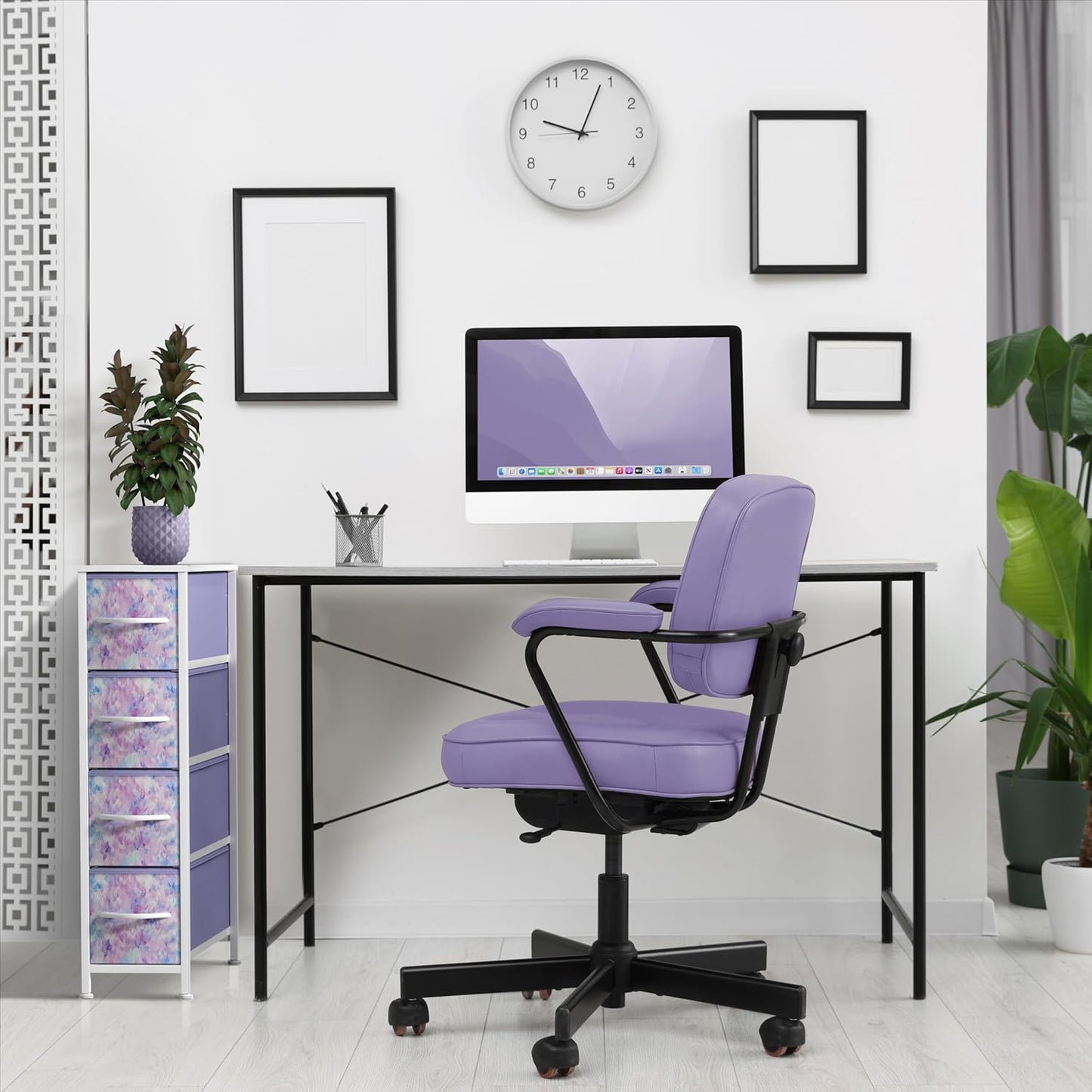 Sorbus Kids Narrow Dresser with 4 Drawers - Vertical Slim Storage Chest of Drawers with Steel Frame, Wood Top & Easy Pull Fabric Bins for Small Spaces, Closets, Bedroom, Bathroom & Laundry