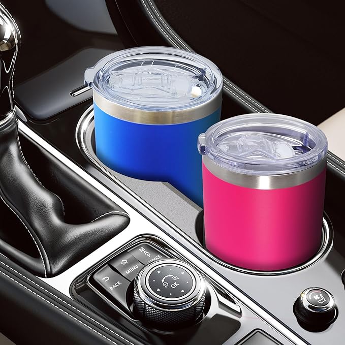 20oz Tumbler Bulk Stainless Steel Tumblers with Lid Vacuum Insulated Double Wall Travel Coffee Mug Powder Coated Tumbler Cup for Hot and Cold Drinks(Mix Color, 12 pack)