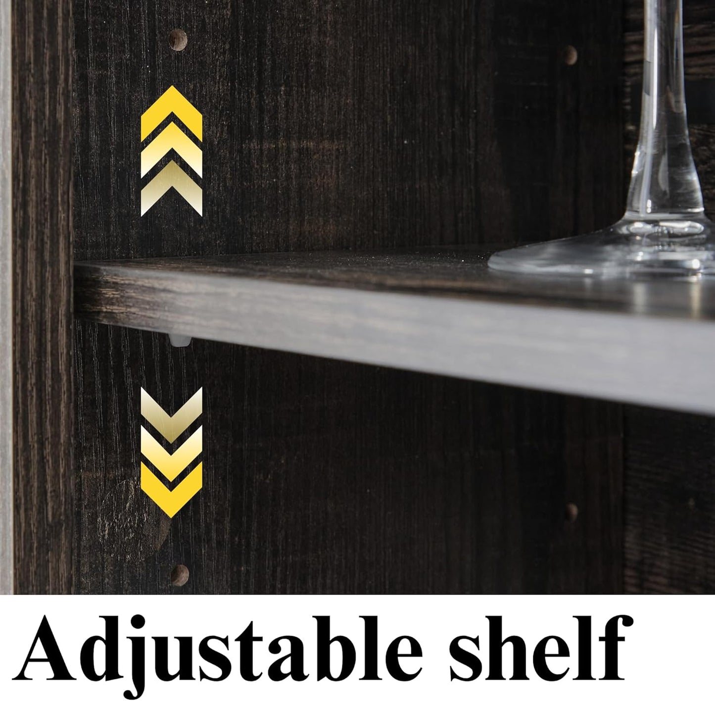 28" Wall Cabinet, Wooden Medicine Cabinet Adjustable Shelves, Over Toilet Storage Cabinet with Sliding Barn Door for Bathroom/Kitchen/Laundry, Black