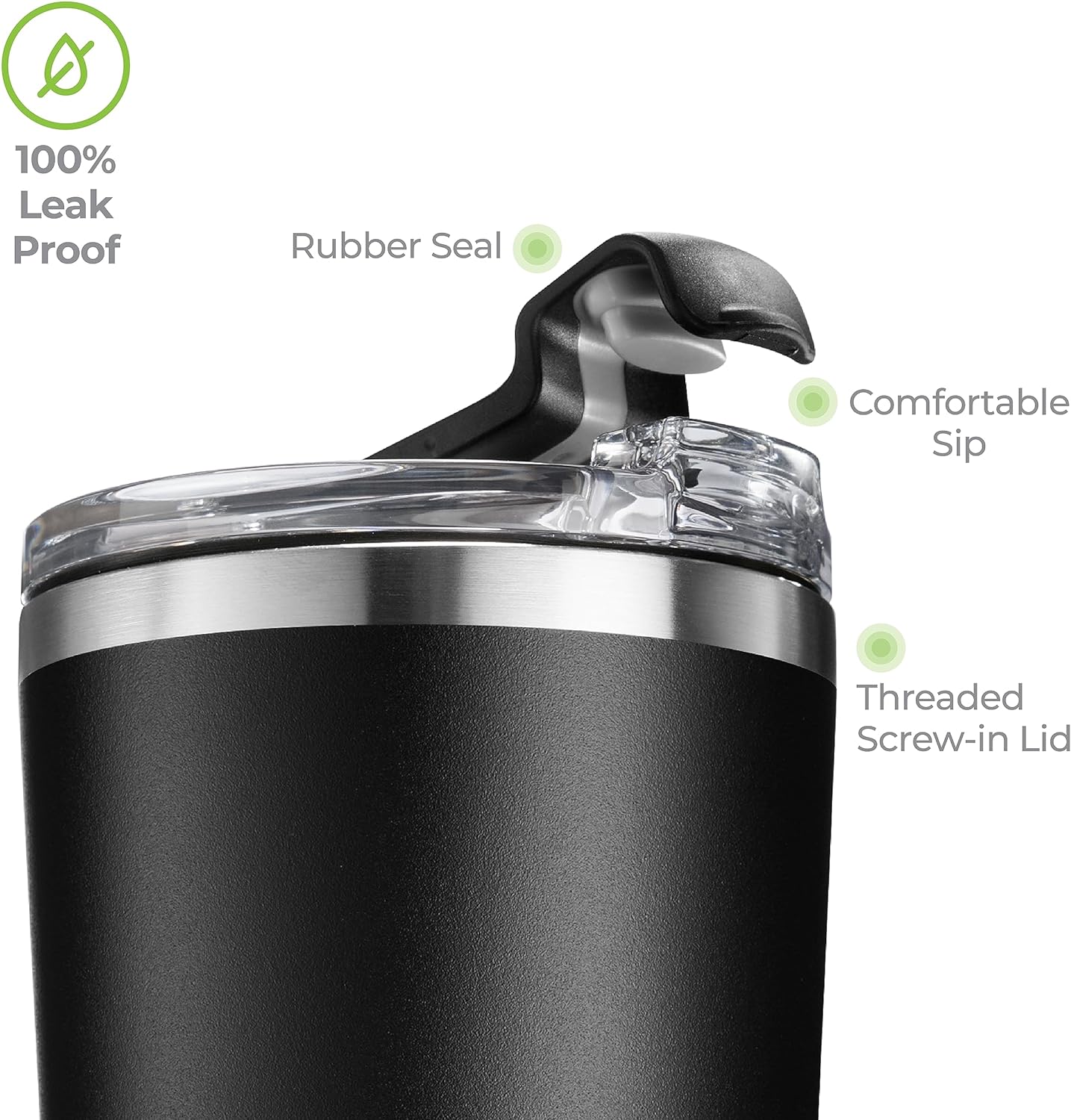 SIPX™ Triple-Insulated Tumblers - 16oz. Premium Modern Tumbler With Lid, insulated Cup Keeps Hot For 6 Hours, Stainless Steel Tumbler Made Of Sustainable Material, Coffee Travel Mug For Home & Office