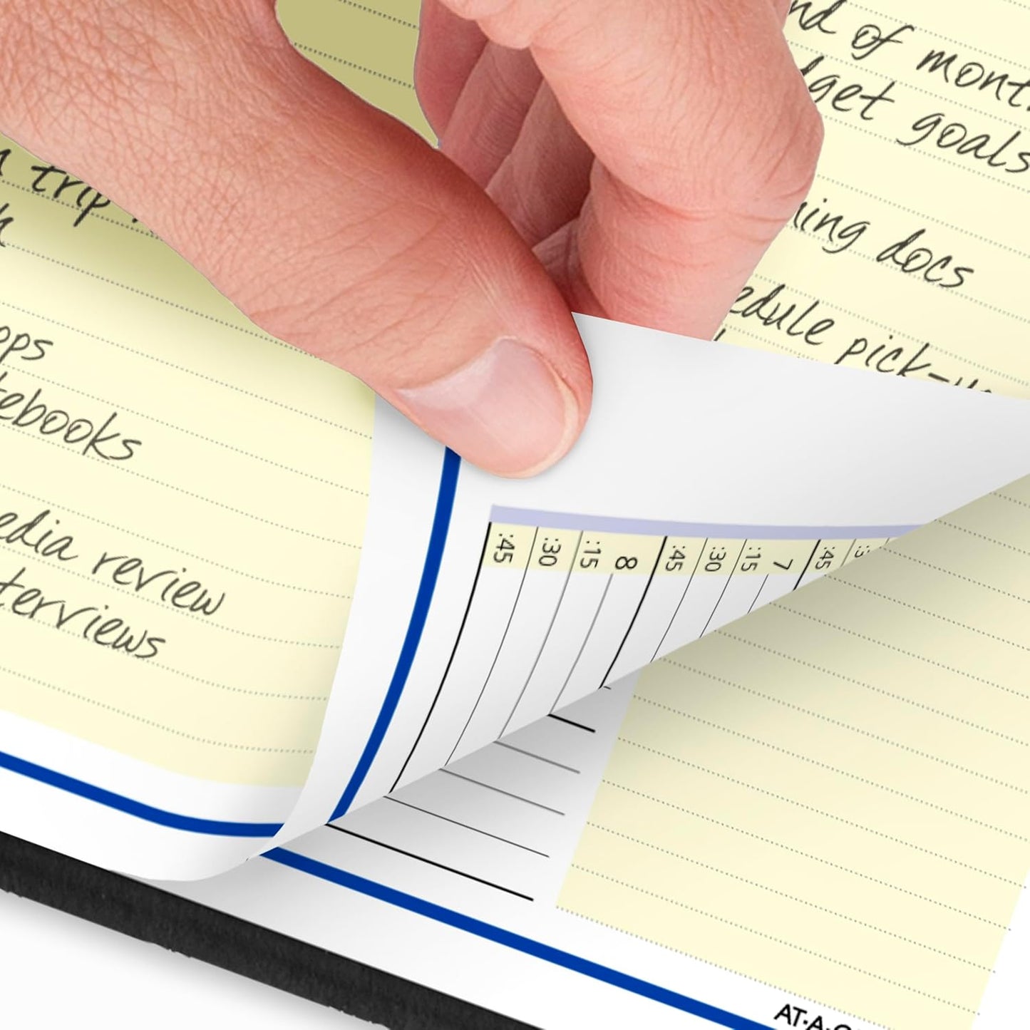 AT-A-GLANCE 2026 Appointment Book Planner, Weekly & Monthly, 8-1/4" x 11", Large, QuickNotes, Black (769500526)