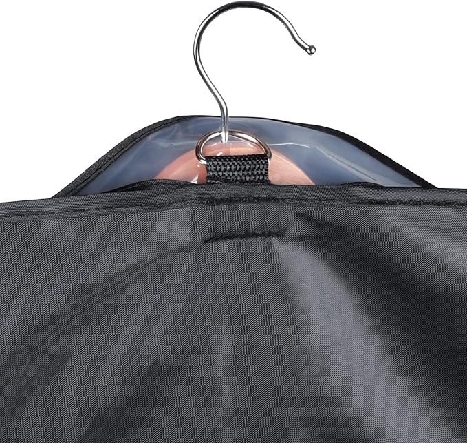 Univivi Garment Bags Clothes Covers for Storage, 60 Inch Dress Garment Bags Hanging Clothes Bags with Zipper, Gown Garment Bag for Long Dresses, Set of 12