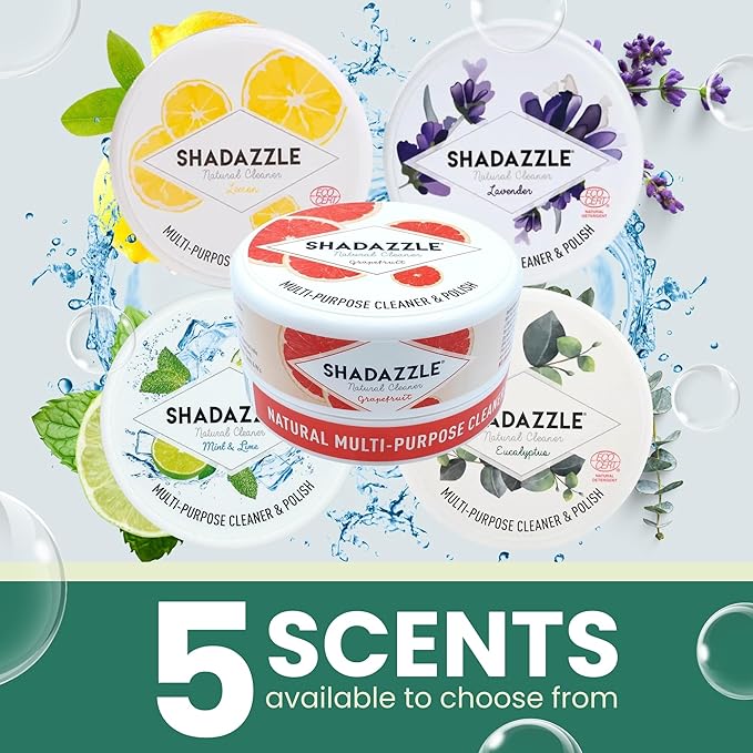 Shadazzle Natural All Purpose Cleaner and Polish – Eco friendly Multi-purpose Cleaning Product (2 Pack, Eucalyptus)