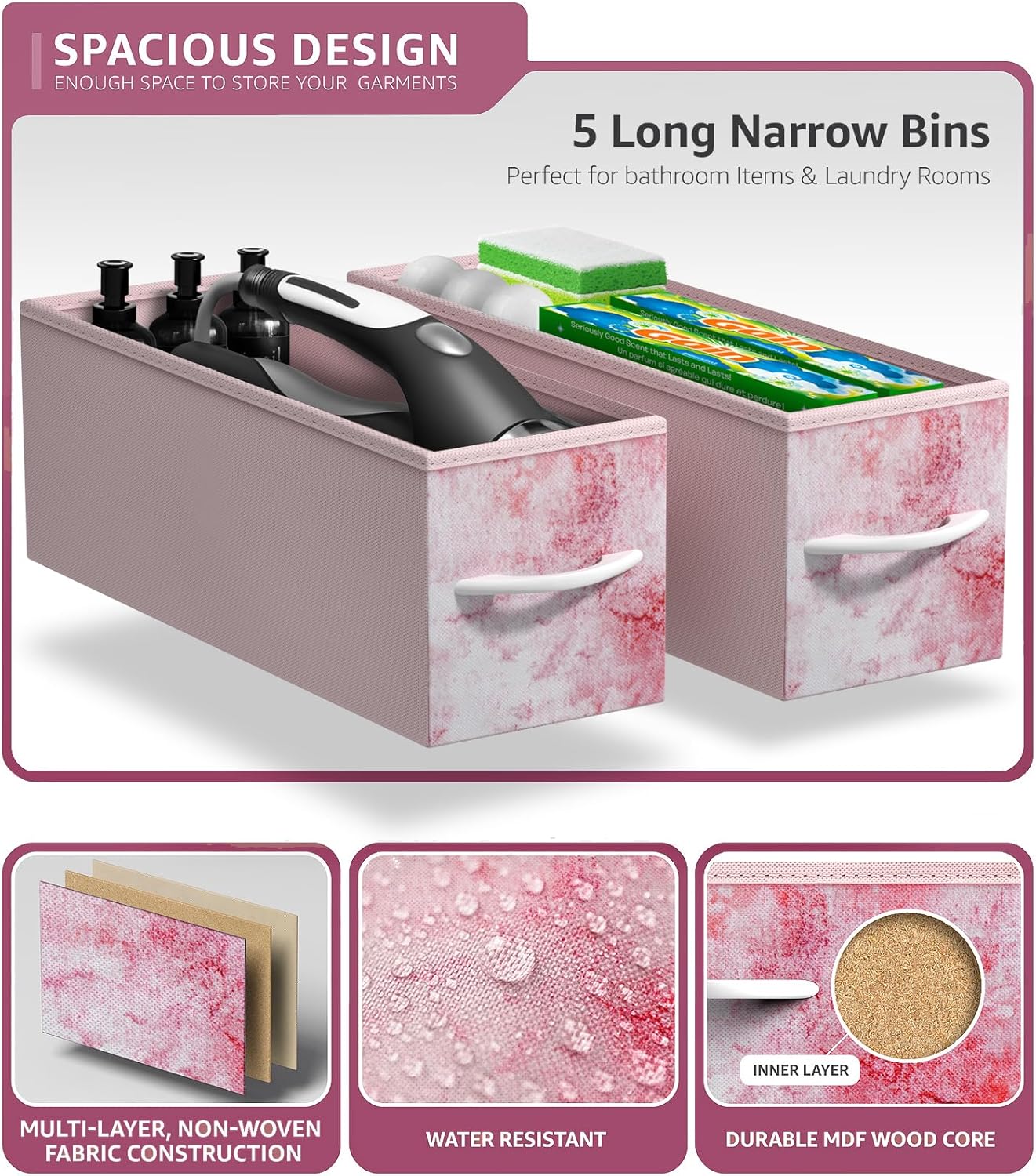 Sorbus Kids Dresser with 5 Drawers - Storage Unit Organizer Chest for Clothes - Bedroom, Kids Room, Nursery, & Closet